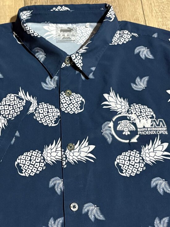 PUMA Waste Management Open Button Up Shirt XXL